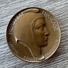 Médaille Ancienne « Marianne - Offert Par Le Député Du Rhône » Par Coeffin