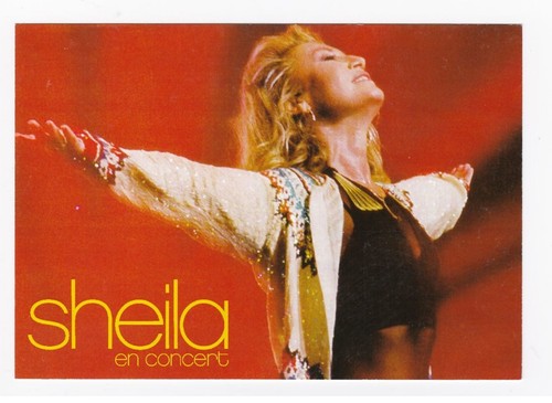 Sheila carte postale athq - sheila, n°