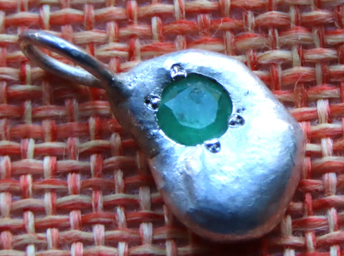 Pendentif argent pur - pendentif, en