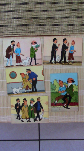 Tintin herge cartes - herge, yvon
