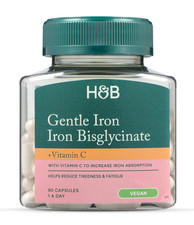 Holland & Barrett Fer Doux Énergie 20mg 90 Gélules Végan Prix Recommandé £9