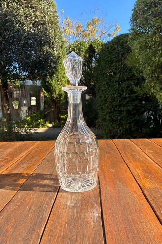 Carafe cristal taillé - en,