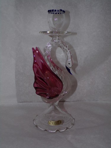 Bougeoir verre a vialas - bougeoir,