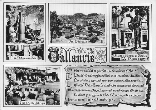 Vallauris potier a - un,