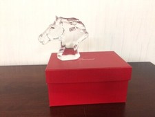 4 têtes de cheval en cristal de Baccarat (prix à la pièce)