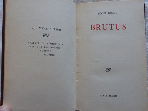 Roger breuil brutus - -,