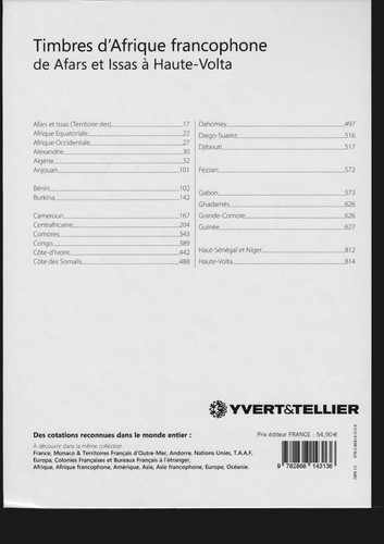 Catalogue yvert tellier - yvert,