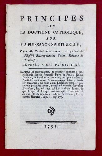Toulouse 1791 église saint - Église,