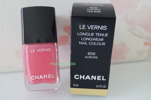 Chanel 606 aurore nail - chanel,