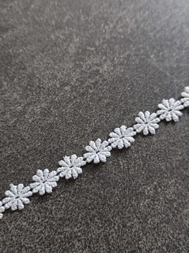 Ruban dentelle brodée - ruban, 3,90