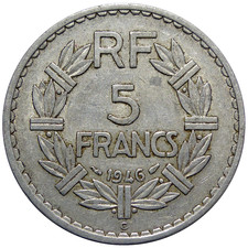 5 Francs LAVRILLIER 1946 C