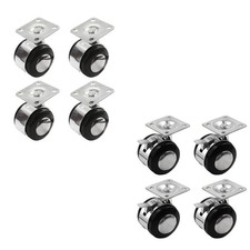 Lot de 4 roulettes pivotantes