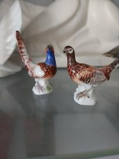 porcelaine de meissen  Le Faisan et sa Poule faisane