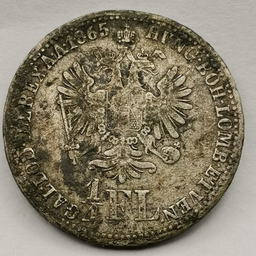 Florin 1865 a vienne - 1/4,