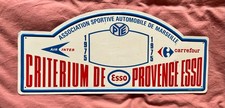PLAQUE RALLYE AUTOMOBILE -
