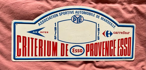 Plaque rallye automobile - plaque,