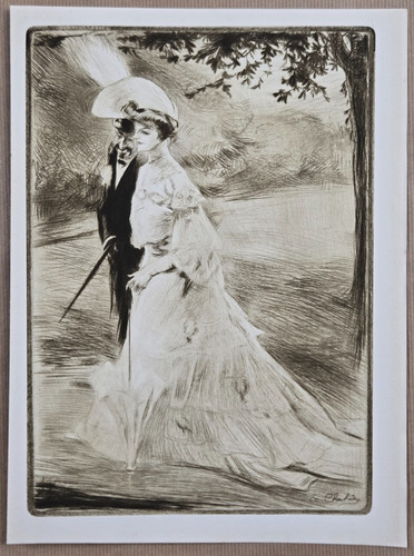 Pointe sèche originale 1905