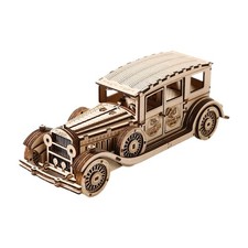 3D Wooden Classic Car Puzzle Puzzle Jouet, artisanat, modèle en bois