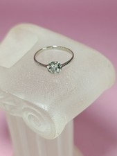 bague Ancienne Solitaire or 18 carats Diamant 0.10cts