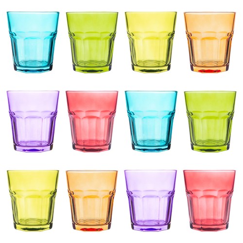 12x couleur verres eau - verres, d'eau