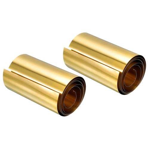 Laiton feuille rouleau - rouleau,, 2pcs