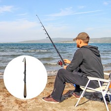 Canne à pêche Portable légère en carbone, accessoire, 1 pièce