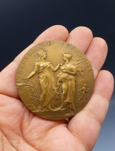 Ancienne médaille bronze - en,