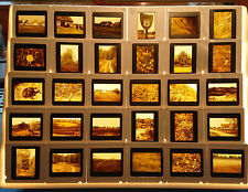 67 Vieux Dias Farbdias Vacances Nouveau Village Heiderose Voilier Mer Fleurs