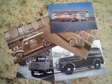 CINQ Photos Camions anciens LKW old trucks clichés anciens tirages récents 10x15