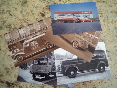 Cinq photos camions - cinq,