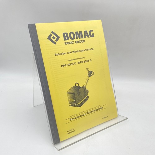 Bomag plaque vibrante - bomag,