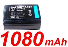 ★★★ 1080mAh BATTERIE NP-FW50 Sony SLT-A37,SLT-A55,DSC-RX10