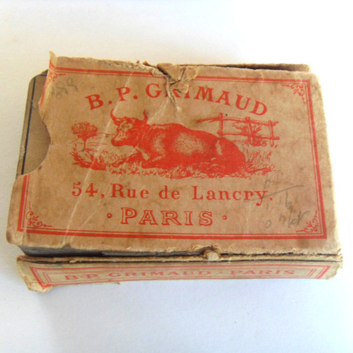 Ancien jeu cartes aluette - cartes,