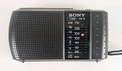 Sony icf radio portable - radio,