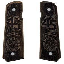 Poignées en noyer Colt 1911 - 45 sceau présidentiel Donald Trump -...