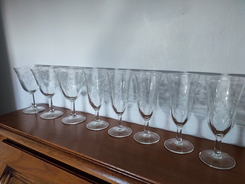 Verres pied cristal arques - à,