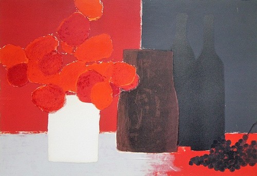 Lithographie bernard cathelin - lithographie,