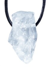Pendentif pierre brute - en,
