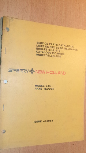 Sperry new holland rateau - new,