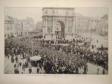 LES RUSSES A MARSEILLE 1916