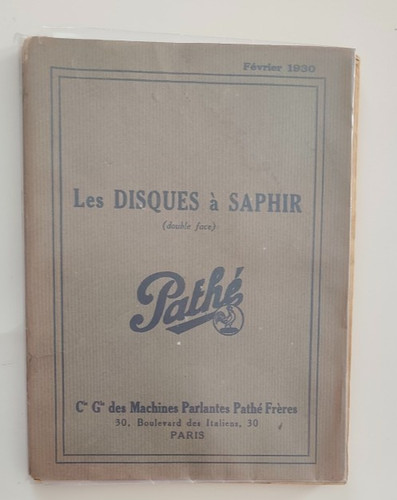 Répertoire des disques pathé - des,