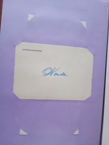 Autographe très bon - très,
