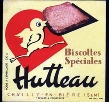 CHAILLY-en-BIERE (77) Buvard