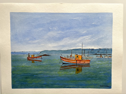 Aquarelle originale - aquarelle,
