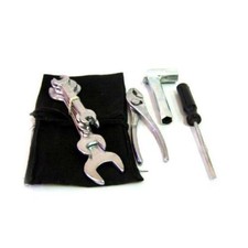 POCHETTE TROUSSE À OUTILS EN CUIR NOIR ROYAL ENFIELD CLASSIC 350 500CC