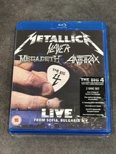 THE BIG 4 METALLICA - SLAYER - MEGADETH - ANTHRAX 2 BLURAY + LIVRET