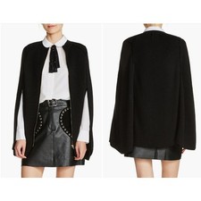 Maje Milford Zip-Front Cape