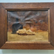 peinture ancienne sur toile