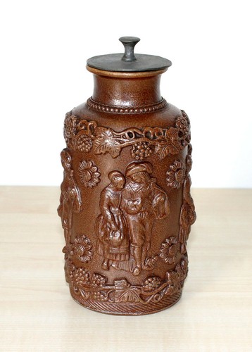 Tobacco bottle pot stoneware - tobacco,