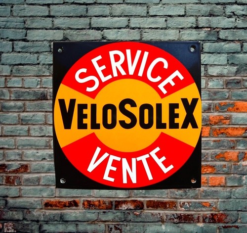 Plaque émaillée velo - plaque,